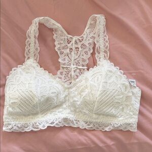 Maurices Lace Bralette - White